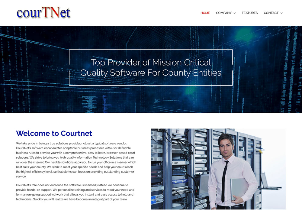 Features easy to learn, browserbased court solutions